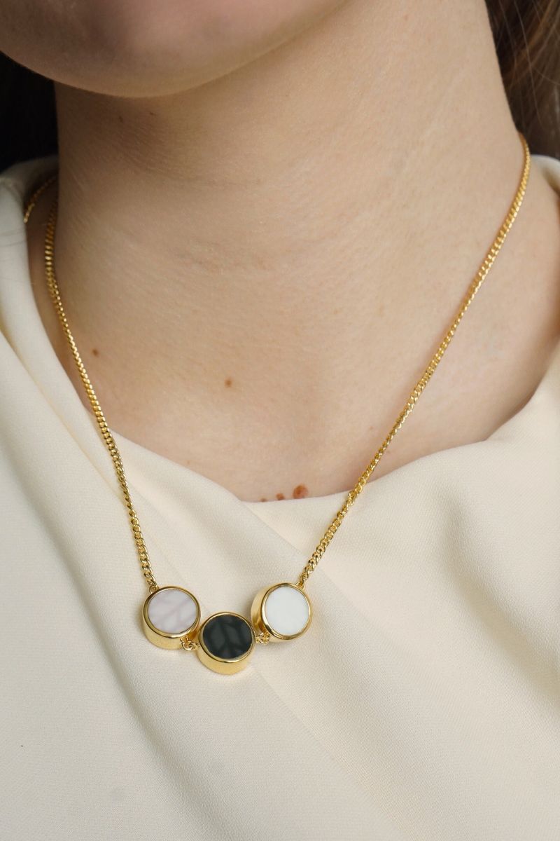 Swedish Grace Golden Rotate Necklace