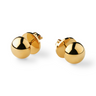 Uno Golden Earrings - Scandinavian Design Jewelry - Sagen Sweden