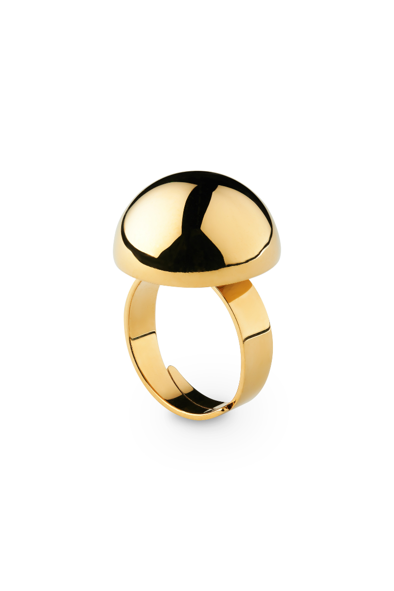 Uno Golden Ring - Scandinavian Design Jewelry - Sagen Sweden