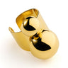 Solar Golden Earcuff - Scandinavian Design Jewelry - Sagen Sweden