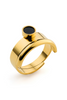 Satellite Golden R1 Ring - Scandinavian Design Jewelry - Sagen Sweden