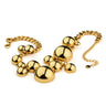 Solar Golden Statement Necklace - Scandinavian Design Jewelry - Sagen Sweden