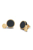 Luna Eclipse Golden Petite Earrings - Scandinavian Design Jewelry - Sagen Sweden