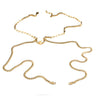 Juno Golden Body Chain - Bär som kroppssmycke eller halsband - Scandinavian Design Jewelry - Sagen Sweden