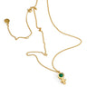 Future Is Female Golden Jade Necklace - Scandinavian Design Jewelry - Sagen Sweden