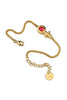 Future Is Female Golden Fucsia Bracelet - Scandinavian Design Jewelry - Sagen Sweden