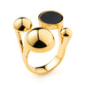 Solar Golden Ring - Scandinavian Design Jewelry - Sagen Sweden