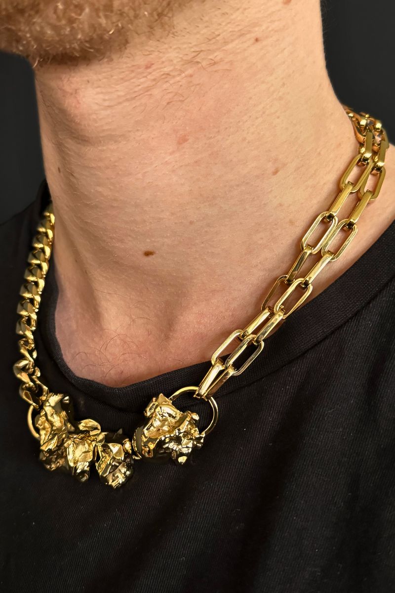 Halley Golden Grand Necklace