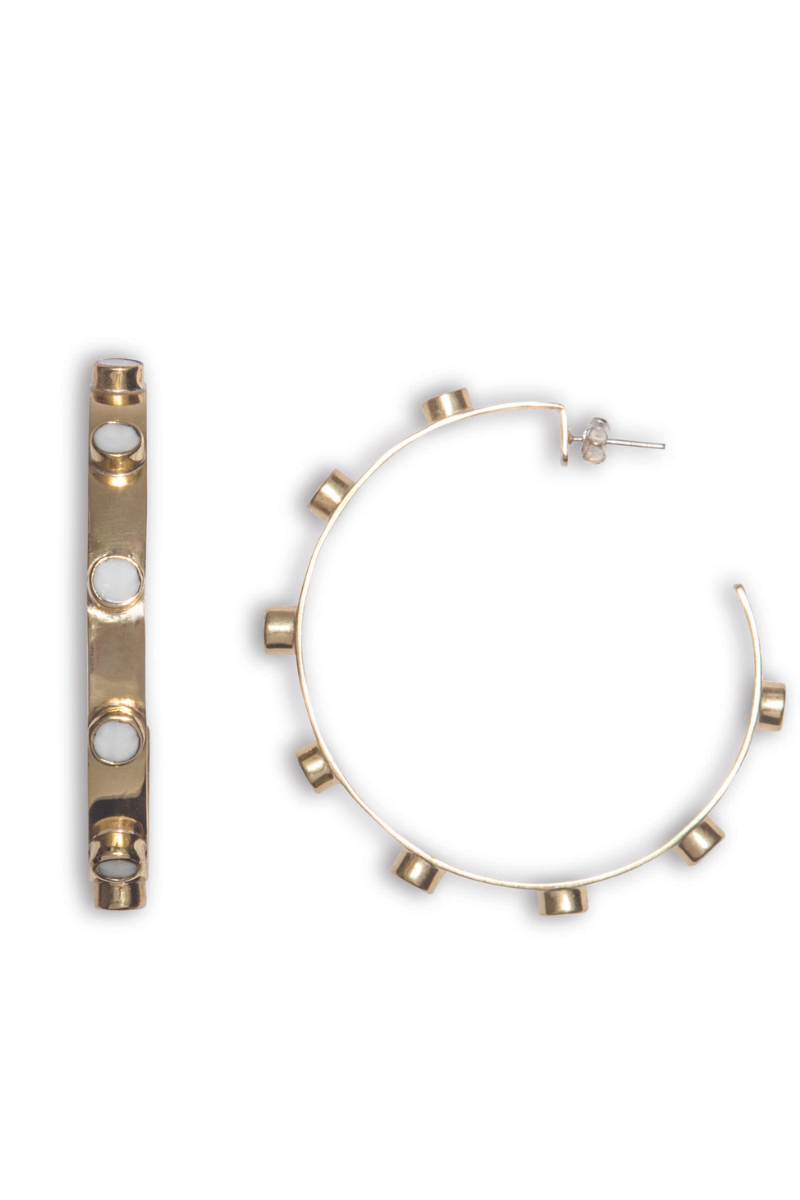 Modernista Large Hoops - Scandinavian Design Jewelry - Sagen Sweden