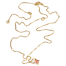 Prisma Blush Golden Necklace - Scandinavian Design Jewelry - Sagen Sweden