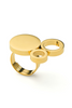 Luna Nova Golden Ring - Scandinavian Design Jewelry - Sagen Sweden