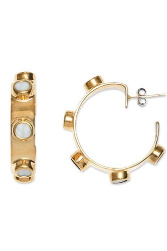 Modernista Golden Hoops - Scandinavian Design Jewelry - Sagen Sweden