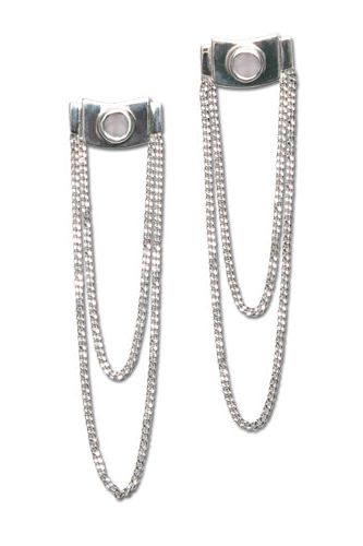 Modernista Zenit Chain Earrings - Scandinavian Design Jewelry - Sagen Sweden