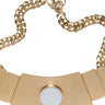 Modernista Golden Zenit Necklace - Scandinavian Design Jewelry - Sagen Sweden