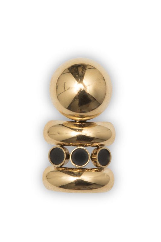 Satellite Golden R5 Ring - Scandinavian Design Jewelry - Sagen Sweden