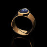 Mon Amie Golden Petite Droppe Ring - Scandinavian Design Jewelry - Sagen Sweden