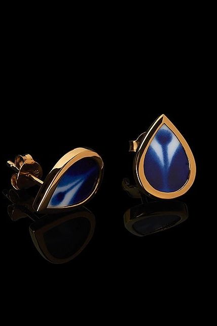Mon Amie Golden Earrings - Scandinavian Design Jewelry - Sagen Sweden