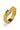 Prisma Aqua Golden Ring - Scandinavian Design Jewelry - Sagen Sweden