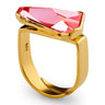 Prisma Fucsia Golden Gala Ring - Scandinavian Design Jewelry - Sagen Sweden