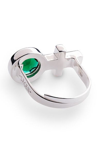 Future Is Female Jade Ring