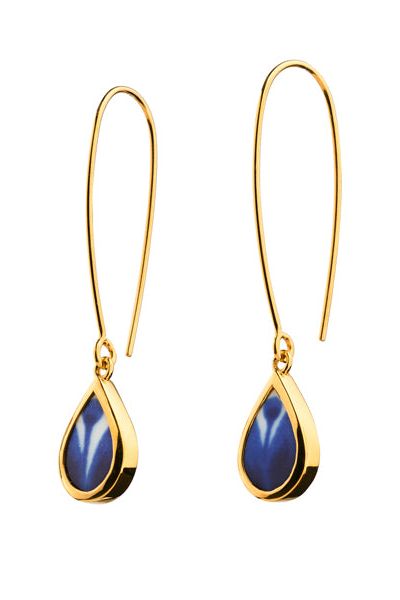 Mon Amie Golden Long Earrings - Scandinavian Design Jewelry - Sagen Sweden