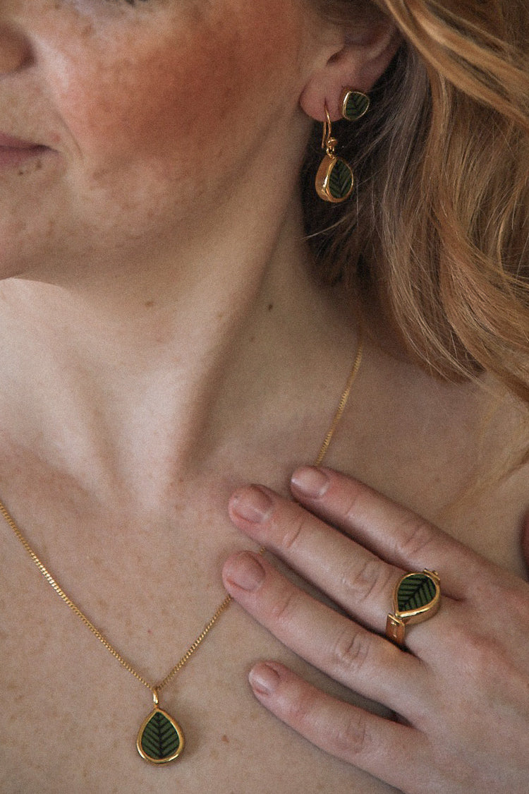 Berså / Mon Amie Golden Rotate Earrings