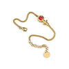 Future Is Female Golden Fucsia Bracelet