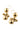 Solar Golden Galaxy Earrings