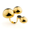 Solar System Golden Ring - Scandinavian Design Jewelry - Sagen Sweden