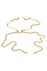 Juno Golden Body Chain - Bär som kroppssmycke eller halsband