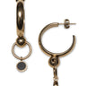 Satellite Golden Hoop Earrings - Scandinavian Design Jewelry - Sagen Sweden