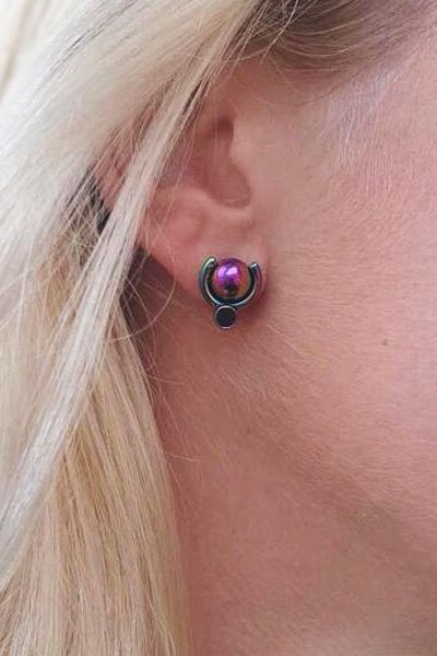 Satellite E4 Rainbow Earrings