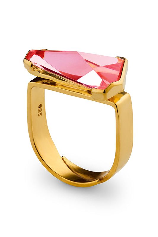 Prisma Fucsia Golden Gala Ring
