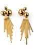 Solar Golden Cluster Earrings